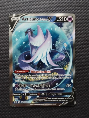 Carta pokémon articuno - pokémon,