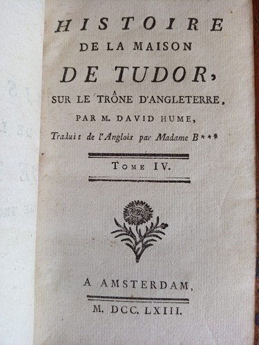 David hume histoire de la - david,