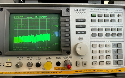Agilent 8565e spectrum - agilent,