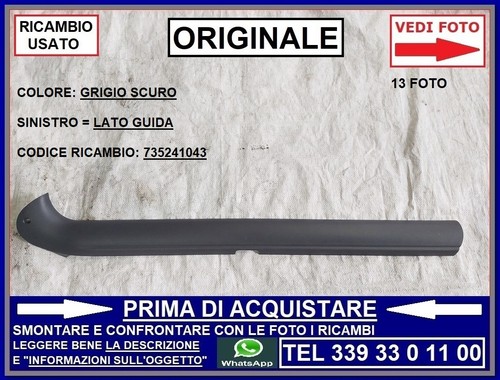 Battitacco sinistro guida - battitacco, sx
