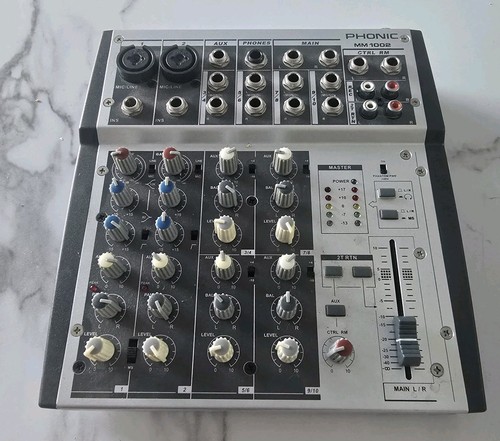 Mixer audio phonic - audio, mm1002