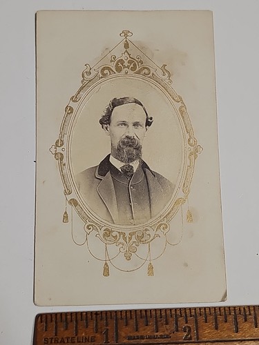 C1870s foto cdv gentiluomo - cdv,