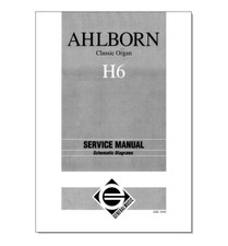GEM AHLBORN H6 Service Manual repair - Schematic diagrams - Schema elettrico H-6