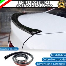 SPOILER POSTERIORE PER MERCEDES SLK R172 ADESIVO NERO LUCIDO