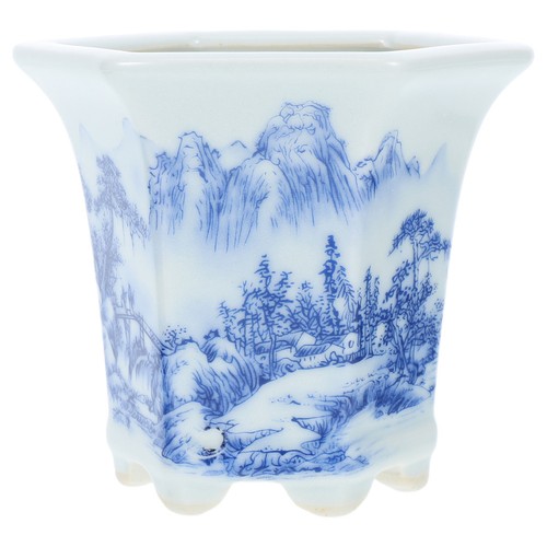 Vaso blu bianco - blu,