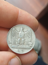 REGNO D ITALIA MONETA 5 LIRE 1930 BB VITTORIO EMANUELE III AQUILOTTO