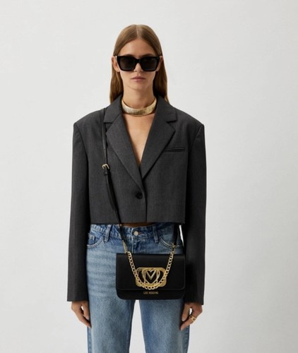 Borsa mano moschino pelle - borsa, in