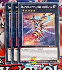 ?? YU GI OH 3 x TRAPANO AVVITATORE VESPENATO – MP21 IT132 COMUNE – ITA ??
