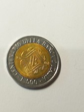 Moneta Bimetallica Da Lire 500
