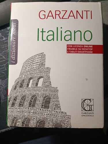Vocabolario garzanti italiano - vocabolario,