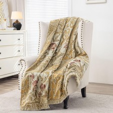 Damask Patchwork Throw