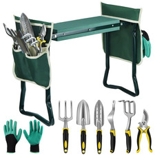 Sedile inginocchiatoio da giardino pieghevole resistente panca da giardino con schiuma EVA 