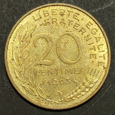 FRANCIA 20 CENTIMES FRANC 63 72 73 76 78 79 81 83 84 86 87 88 89 93 97  FDC UNC