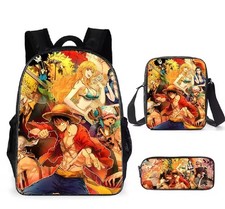 Zaino One Piece Set Di 3 Pezzi