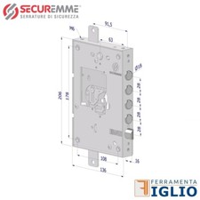 Serratura Triplice per Porte