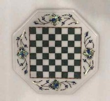 Scacchiera in marmo bianco