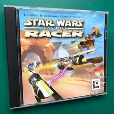 STAR WARS Episodio I RACER LucasArts Sci-Fi Arcade Videogioco CD-ROM PC Windows 98