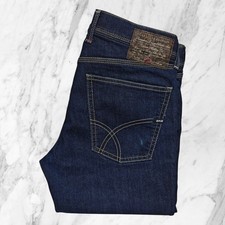 GAS Jeans Uomo Anders Slim Eccellente Stato Blu Scuri Taglia 32 W32 / 46 ITA