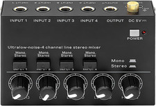 Mixer Audio a 4 Canali, Mini
