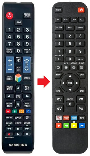 Telecomando adatto per samsung - telecomando,