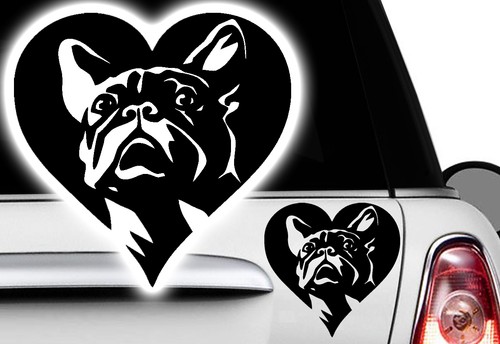 Adesivi auto bulldog - 1x,