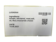 Etichette termiche alimentari