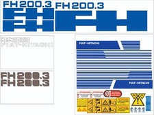 adesivi decal fiat hitachi
