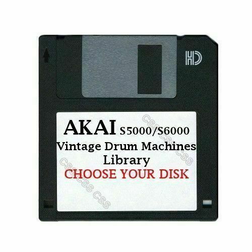 Akai s5000 s6000 floppy disk - akai,