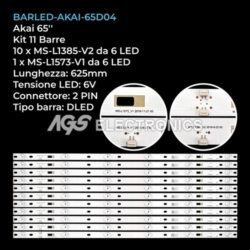 Kit barre strip led akai - barre,