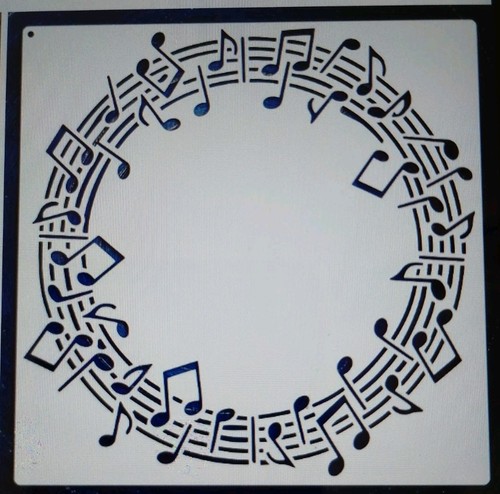 Grandi note musicali cerchio - grandi,
