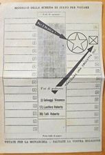  MANIFESTO  ELETTORALE VOTATE