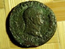 Vespasiano AE Sesterzio.69-79 d.C. ANTICO IMPERIALE ROMANO, MONETA, pulito,