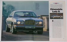 Article Articolo 1992 BENTLEY CONTINENTAL R / S1 / S2 / S3