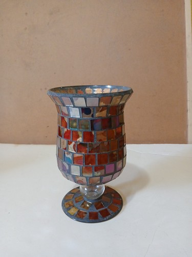 Vaso portacandele vetro - vaso,