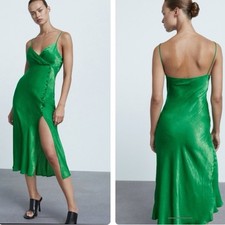 Zara Vibrant Green Backless