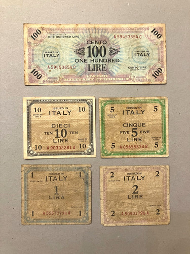 Lotto banconote allied - lotto,