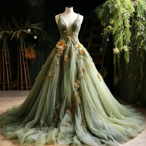 Abiti sposa vintage - vintage, forest