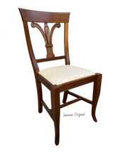 SEDIA  IN LEGNO IMBOTTITA