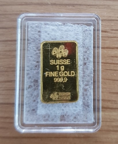 Lingotto suisse oro 1 g - 24,