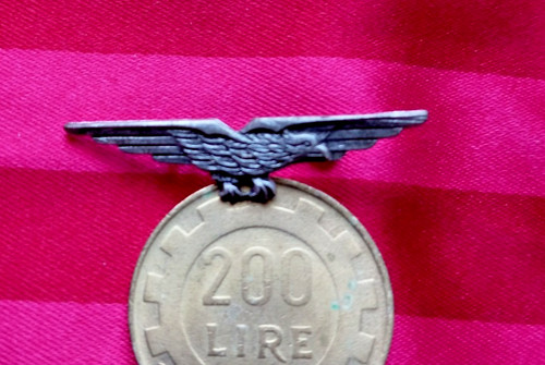 Spilla distintivo aquila - -aquila, ali