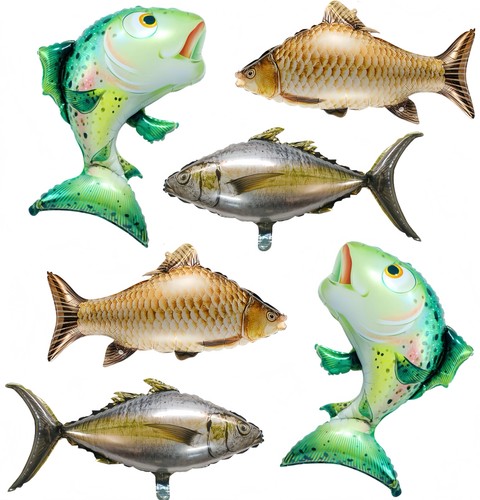 Pezzi palloncini pesce - pezzi, pesce/o