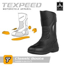 Scarpe Stivali Moto In Pelle