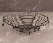 Vecchio Cestino da Cucina   Vintage In Filo Di Ferro  --Originale --