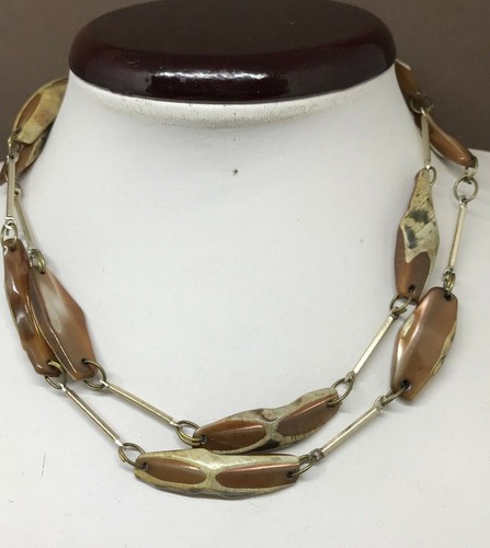 Collana anni metallo - collana, in