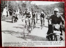 Fotografia CICLISMO Roger RIVIERE 47° Tour de France 1960 10° Tappa Agenz A.F.P.