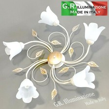 PLAFONIERA IN FERRO BATTUTO 5