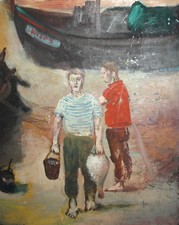 Grande dipinto olio - grande,