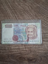 BANCONOTA DA MILLE 1000 LIRE