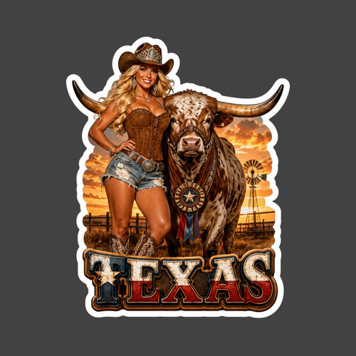 Texas sticker vinyl decal - texas,