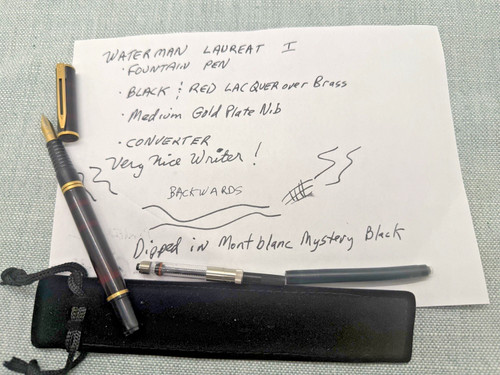 Waterman laureat black red - i,